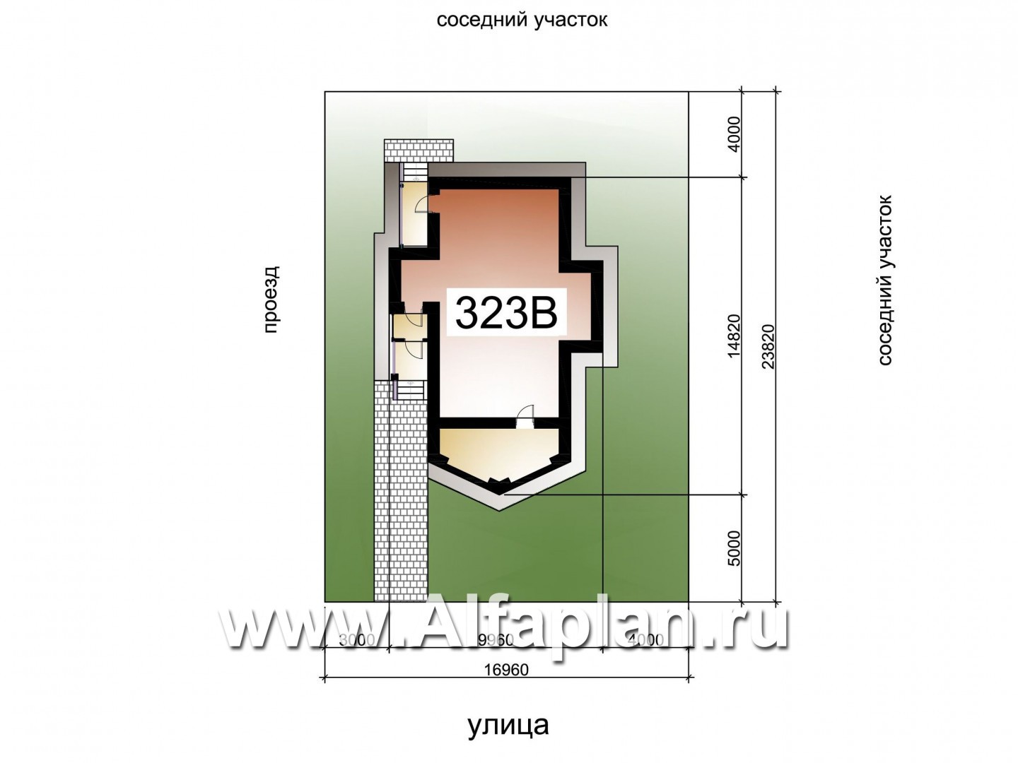 Проекты домов Альфаплан - «Якорь» - эффектный коттедж с оригинальным эркером - дополнительное изображение №2