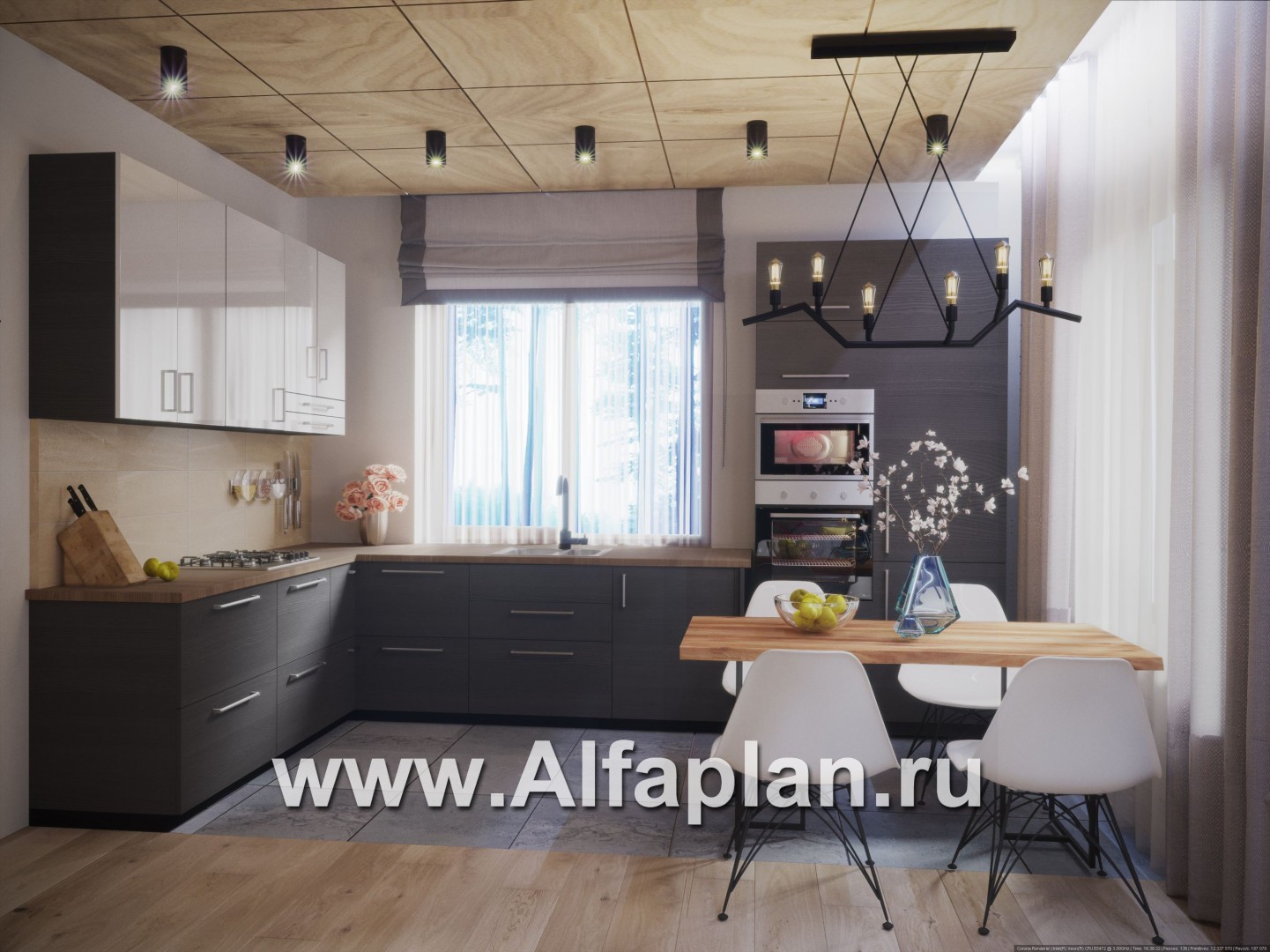 Проекты домов Альфаплан - Двухэтажный экономичный и компактный дом - дополнительное изображение №3